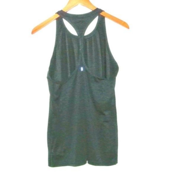 Athleta Shadow Striped High Neck Chi Tank M - Picture 6 of 7